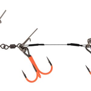DOZBROJKA – TYTANOWA JAWS DOUBLE EVO TITANIUM XL UV- 30kg – kotwice 2/0 , 1/0 – op.1szt.