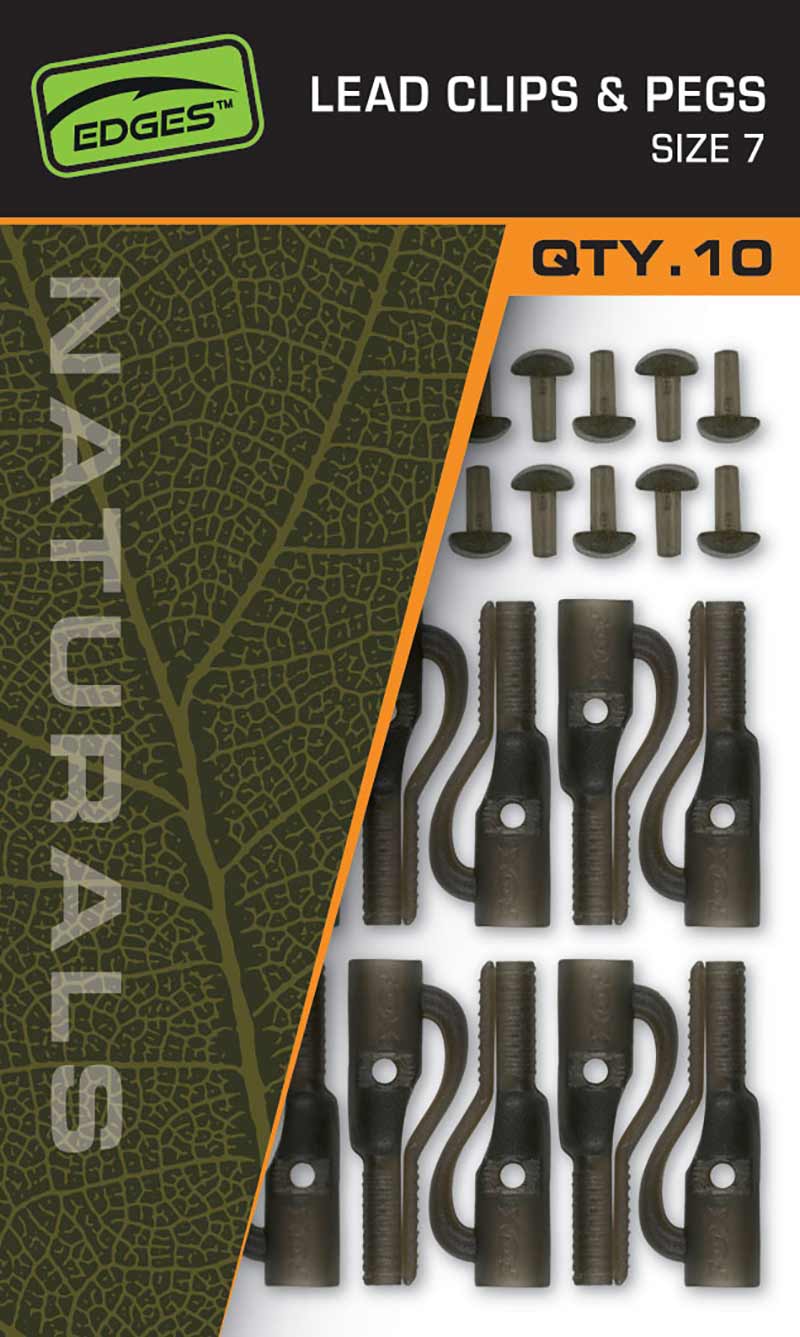 FOX Naturals Size 7 Lead Clips & peg