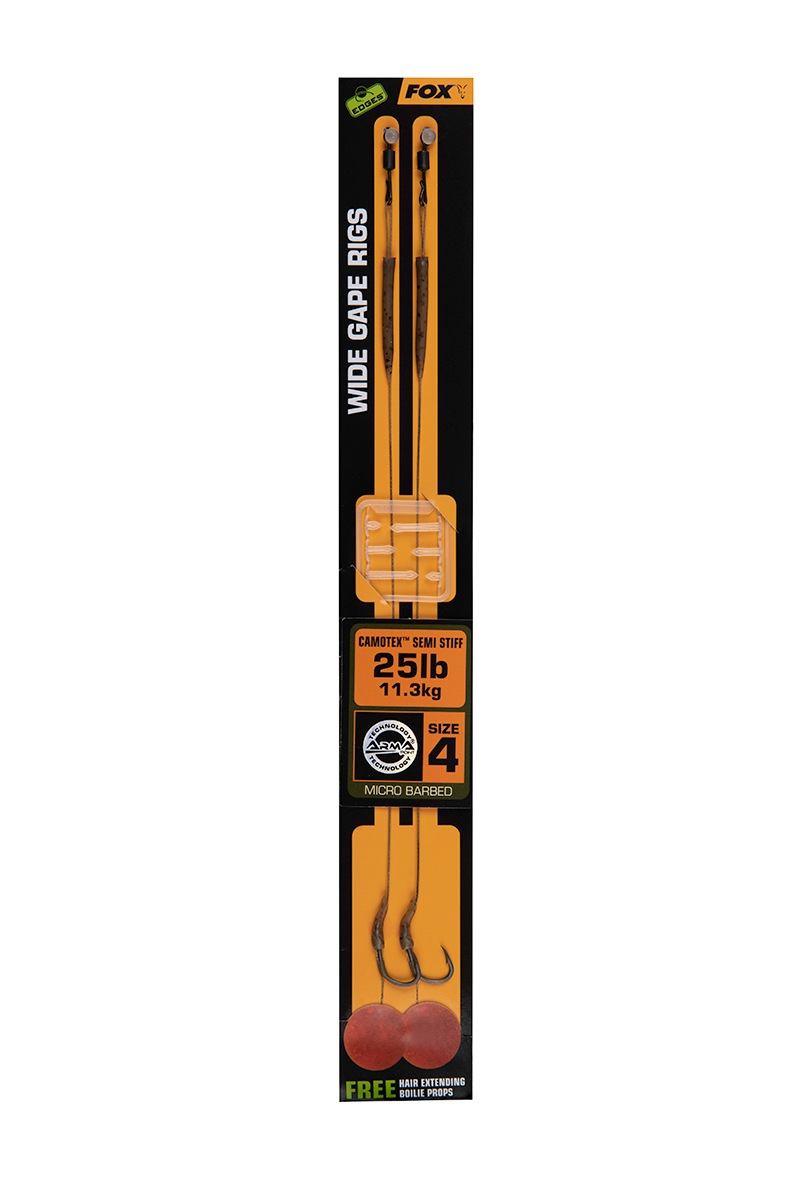 FOX Wide Gape 4 25LB camotex Semi st