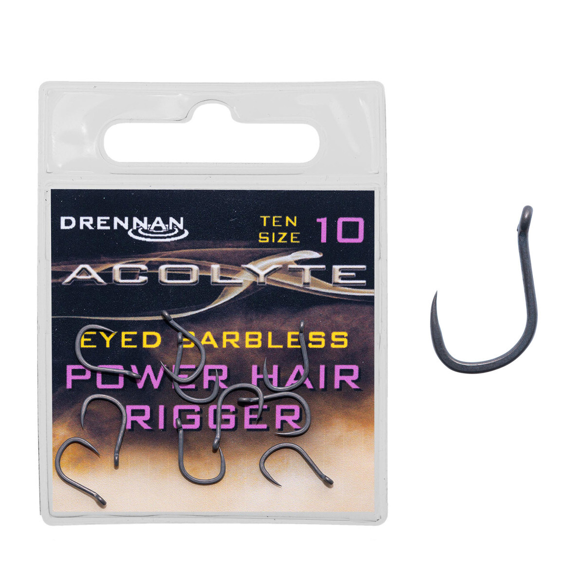 Haczyki Drennan Acolyte Power Hair Rigger nr 10