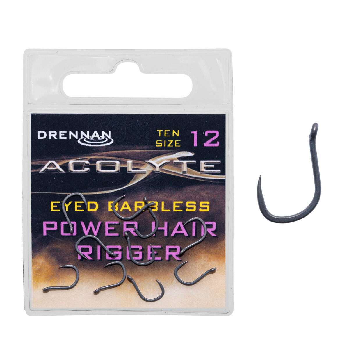 Haczyki Drennan Acolyte Power Hair Rigger nr 12
