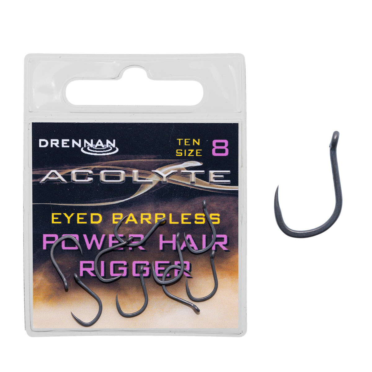 Haczyki Drennan Acolyte Power Hair Rigger nr 8