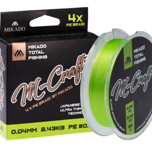 PLECIONKA – M-Craft Braid – 0.04mm/2.43kg/150m – FLUO – op.1szp.