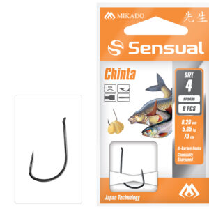 PRZYPONY WIĄZANE – SENSUAL – CHINTA nr 8 BN / żyłka: 0.16mm/70cm – op.8szt.