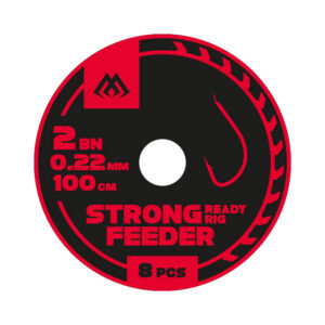 PRZYPONY WIĄZANE – STRONG FEEDER nr 12 BN / żyłka: 0.14mm/80cm – op.8szt.