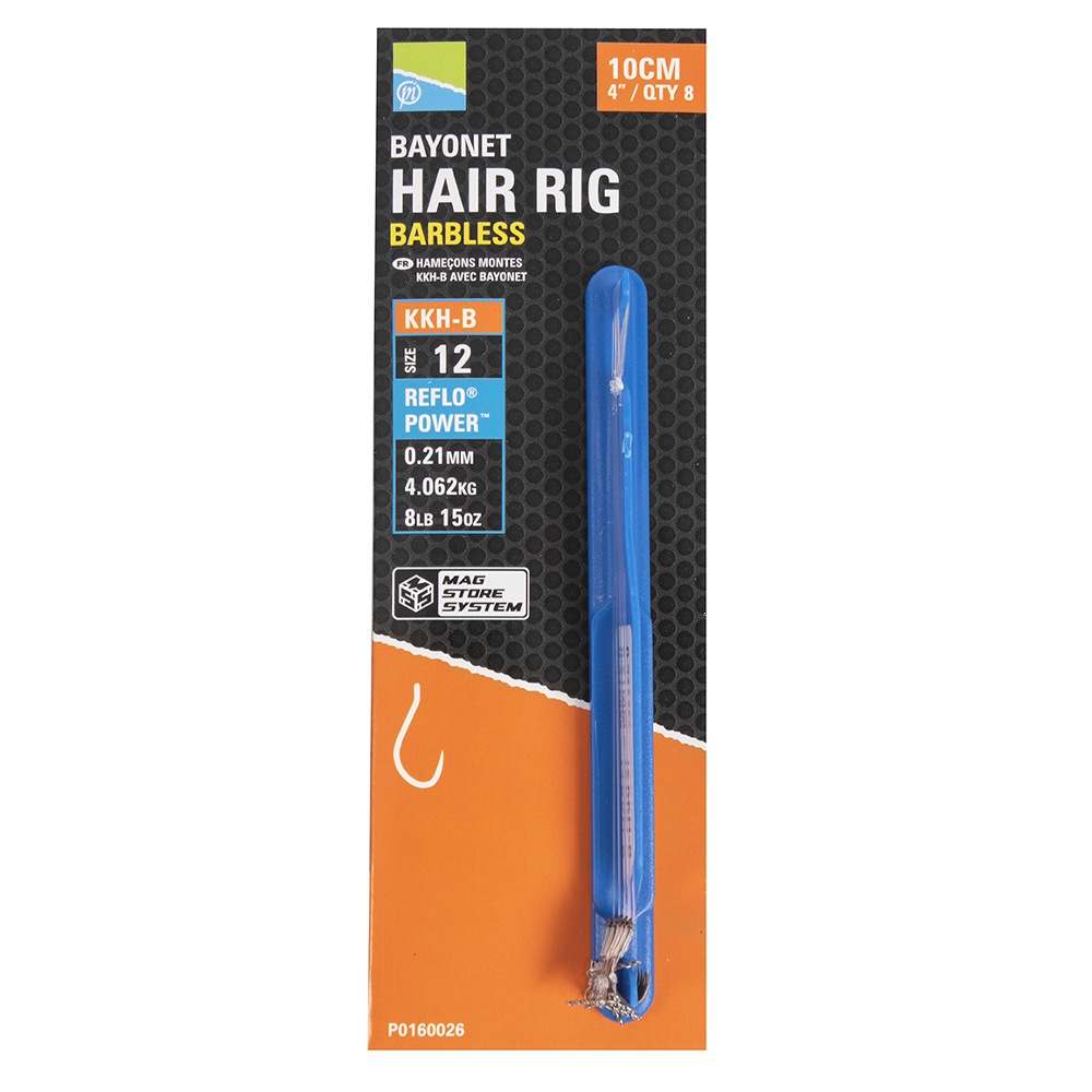 Preston KKH-B Bayonet Hair Rig 10 cm, hook 14