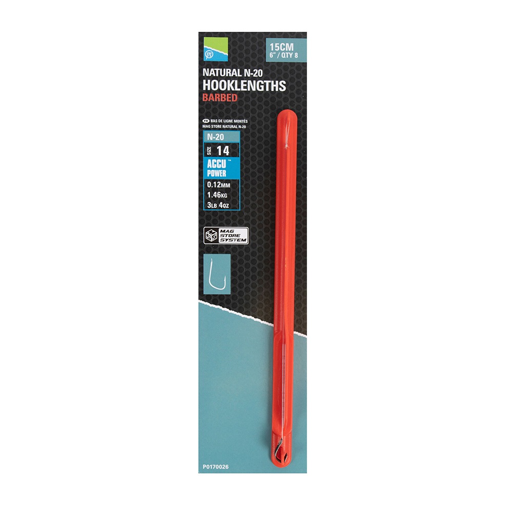Preston Natural N-20 Mag Store Rig 15 cm, hook 14