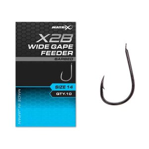 Matrix X2B Wide Gape Feeder nr 10 – haczyki z zadziorem