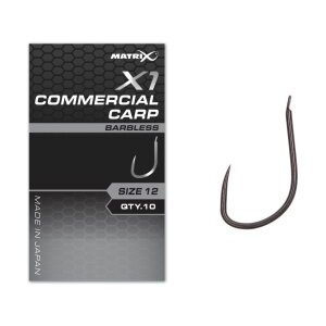 MATRIX X1 Commercial Carp Hook SZ 12 B