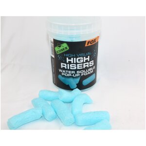 Fox Edges High Visual Risers CPV084 – niebieska pianka PVA w pojemniku