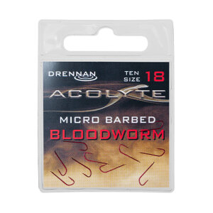 Haczyki Drennan Acolyte Bloodworm nr 18