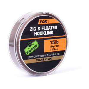 Fox Edges Zig & Floater Hooklink 15 lb 0,30 mm 100 m – szpula CML170