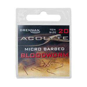 Haczyki Drennan Acolyte Bloodworm nr 20