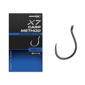 Matrix X7 Carp Method nr 12 – haczyki bezzadziorowe