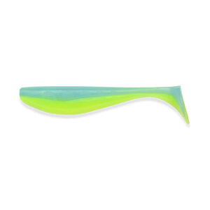 FISHUP Wizzle Shad 5” (4pcs.), #206 – Sky/ Chartreuse