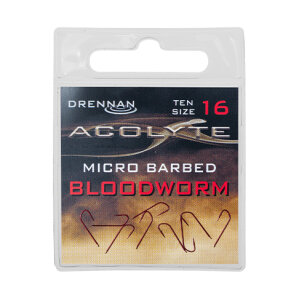 Haczyki Drennan Acolyte Bloodworm nr 16