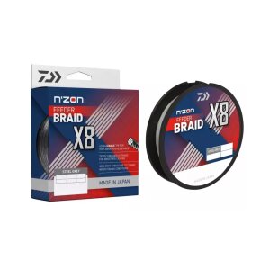 Daiwa N’ZON X8 Braid 150 m Steel Grey – plecionka feederowa, zdjęcie poglądowe serii